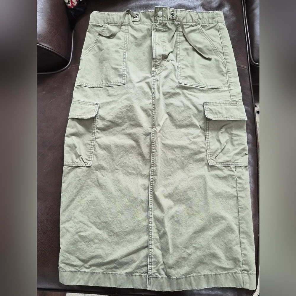 ASOS Olive Green Cargo Skirt - Size 10